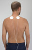 appareil electrostimulation ems à brancher sur smartphone micro usb 2 patchs pour massage muscles nomade Hydas