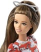Barbie Mannequin Fashionistas FJF57 zoom sur la tête.