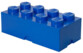 Brique de rangement Lego 8 plots (12 litres) - Bleu