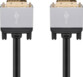 Câble DVI-D mâle-mâle doré compatible 4K - 5 m