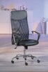 Chaise Torino noir parfaitement adaptée pour votre bureau.