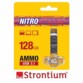 Packaging de la clé USB Strontium Nitro Ammo 128 Go.