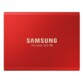 Disque SSD externe T5 rouge métal 500 Go