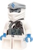 Réveil Ninjago Zane rétroéclairé - 23 cm LEGO. Assis