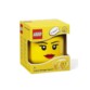 Packaging de la tête de rangement LEGO fille taille S.