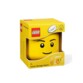 Packaging de la tête de rangement LEGO garçon taille S.