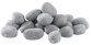  48 pierres décoratives grises pour cheminée au bioéthanol - Gris