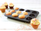 3 plaques de cuisson anti-adhésives pour 12 muffins ou cupcakes