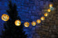 Guirlande à LED avec 10 lampions "citrouilles d'Halloween" - Solaire