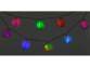 Guirlande LED solaire 3,8 m à 20 mini-lampions - multicolore