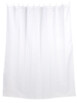 rideau de douche 2 m en tissu lavable motif blanc revetement anto moisissure couleur blanc