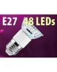 Ampoule 48 LED SMD E27 blanc chaud
