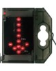 Caractère spécial lumineux à LED - '' Flèche bas '' rouge