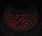 Lampion décoratif avec LED à changement de couleur rouge allumée dans le noir