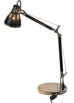 lampe de bureau look retro vintage cuivre avec culot e27 pour toutes ampoules