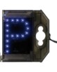 Lettre lumineuse à LED - ''P'' bleu