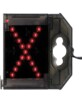 Lettre lumineuse à LED - ''X'' rouge