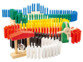 3 kits de dominos colorés 480 pièces