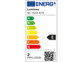 étiquette énergétique de spots LED à faible consommation d'électricité