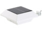 2 lampes solaires à LED pour gouttière 160 lm / 2 W avec capteur PIR - Blanc