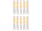 10 ampoules G9 LED à filament blanc 3,6 W / 360 lm