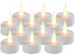 12 bougies chauffe-plat LED à souffler