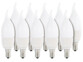 10 ampoules LED ''Flamme'' E14 - 6 W - Blanc chaud