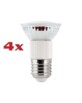 4x ampoule LED dimmables, culot E27, blanc chaud