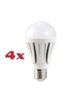 4 ampoules LED supra-puissantes 12 W, culot E27, blanc neutre