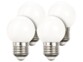 Lot de 4 ampoules LED look ''Retro'' - E27 - Blanc chaud