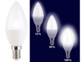 Ampoule bougie à LED E14 / 5 W / 470 lm à 3 niveaux d'intensité - Blanc Jour
