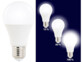 4 ampoules LED E27 / 14 W / 1400 lm à 3 niveaux de luminosité - blanc du jour