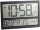 Horloge murale radio-pilotée avec thermomètre int./ext. XXL