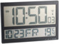 Horloge murale radio-pilotée avec thermomètre intérieur XXL