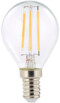 10 ampoules LED à filament - culot E14 - forme Goutte - Blanc chaud