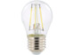 ampoule led a filament design retro avec eclairage 360 forme goutte g45 culot e27 luminea version blanc