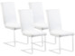 4 housses de chaise extensibles - Blanc