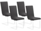 4 housses de chaise extensibles - Noir