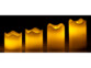 Couronne de l'Avent avec ornements dorés & 4 bougies à LED
