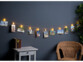 Guirlande porte-photos avec 20 pinces à LED (6 m)