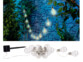 Guirlande lumineuse solaire à LED design ampoule classique - 8,5 m Lunartec