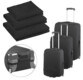 3 housses de protection élastiques pour valise, tailles M / L / XL