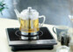 Théière-bouilloire 1,5 L avec passe-thé en acier inoxydable