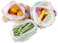 18 sachets pour fruits et légumes en matériaux recyclés