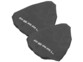 Deux housses de selle étanches noires logo Pearl côte à côte