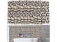 20 autocollants décoratifs 3D (x15) - 26 x 26 cm - Mosaïque Brun/beige