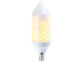 Ampoule LED effet flamme E14 / 5 W / 304 lm Luminea