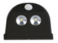 4 lampes de porte sans fil à LED avec détecteur de mouvement - Noir