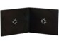 Boîtier range-CD doubles ultra-fins 7mm - noir ouvert