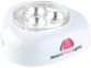 4 Lampes mobiles à LED ''Stick & Push'' avec interrupteur - Blanc